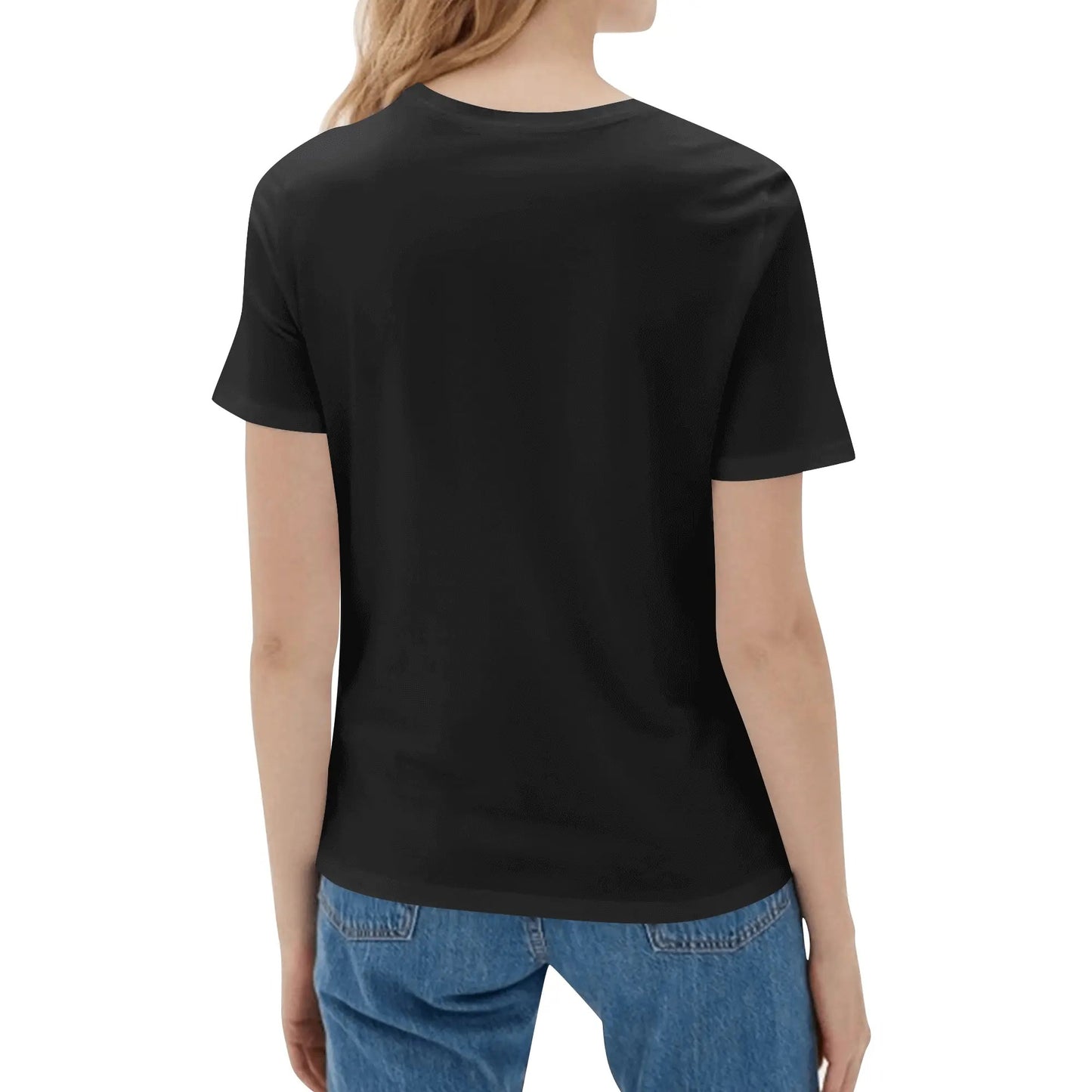 Womens Customizable Pretty Kitty Cotton T-shirt