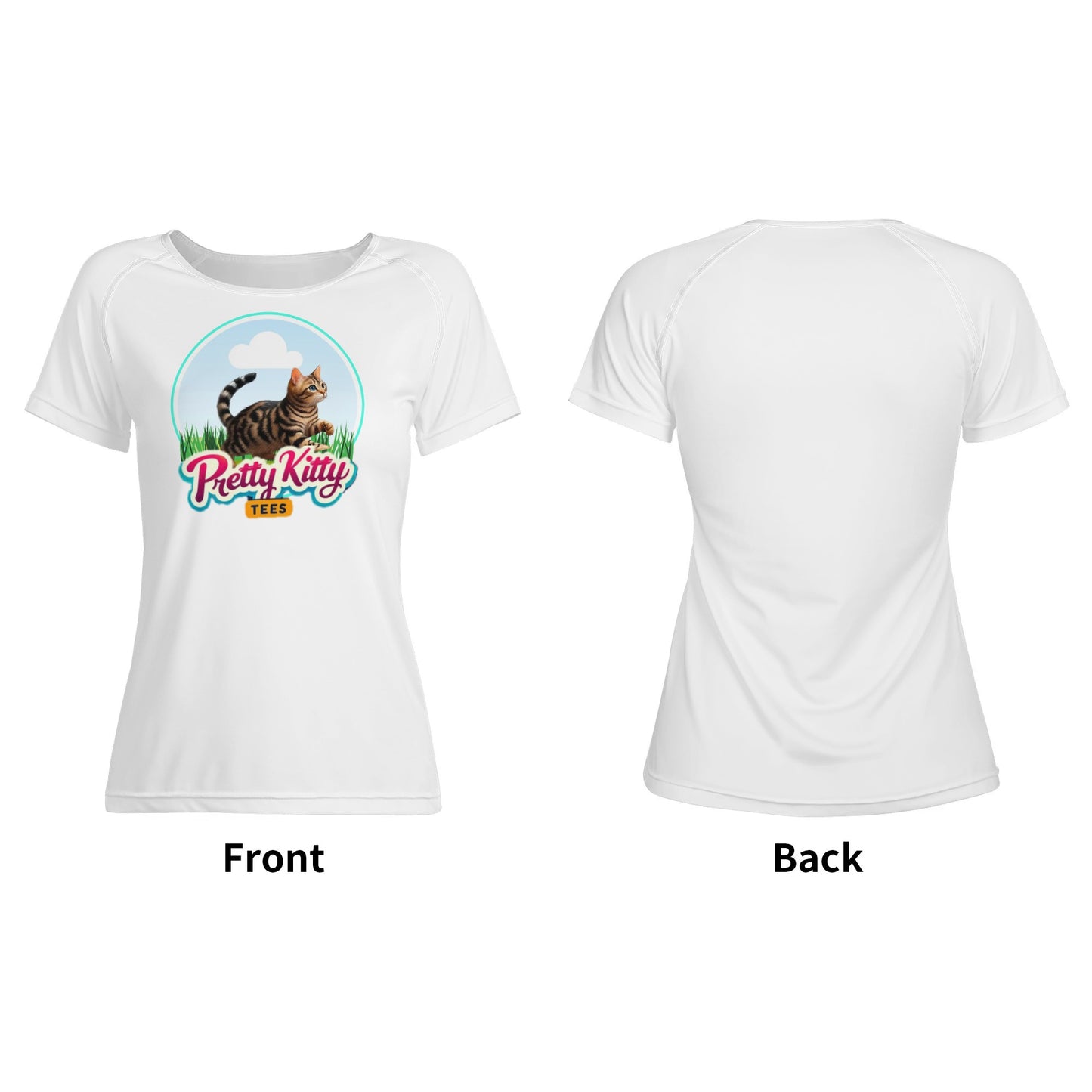 Womens Tabby Cat cotton t-shirt