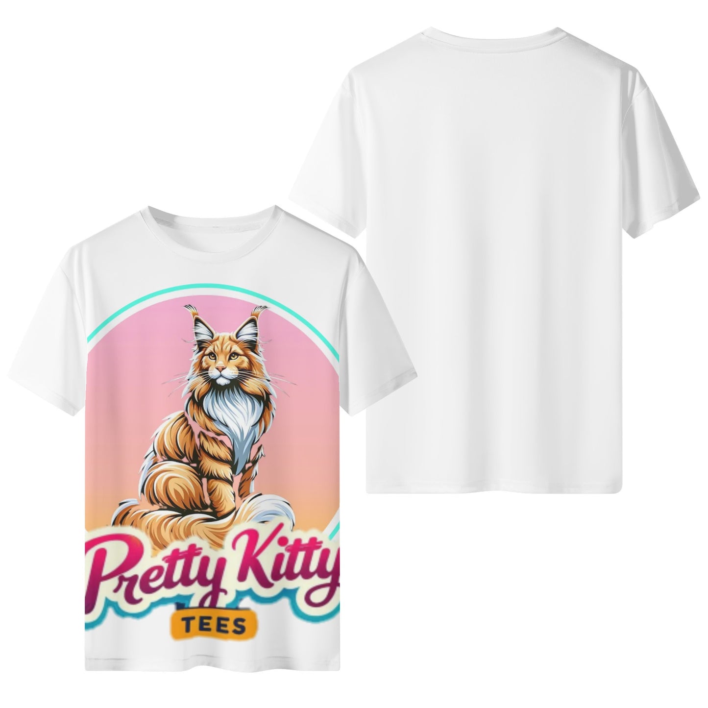 Orange Maine Coon Portrait T-Shirt