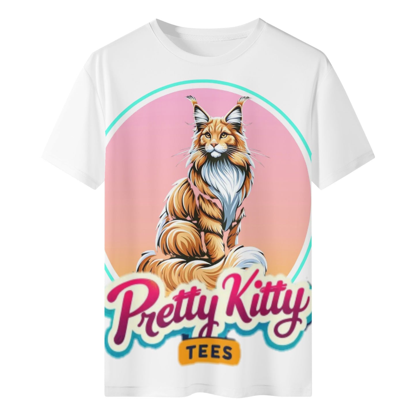 Orange Maine Coon Portrait T-Shirt