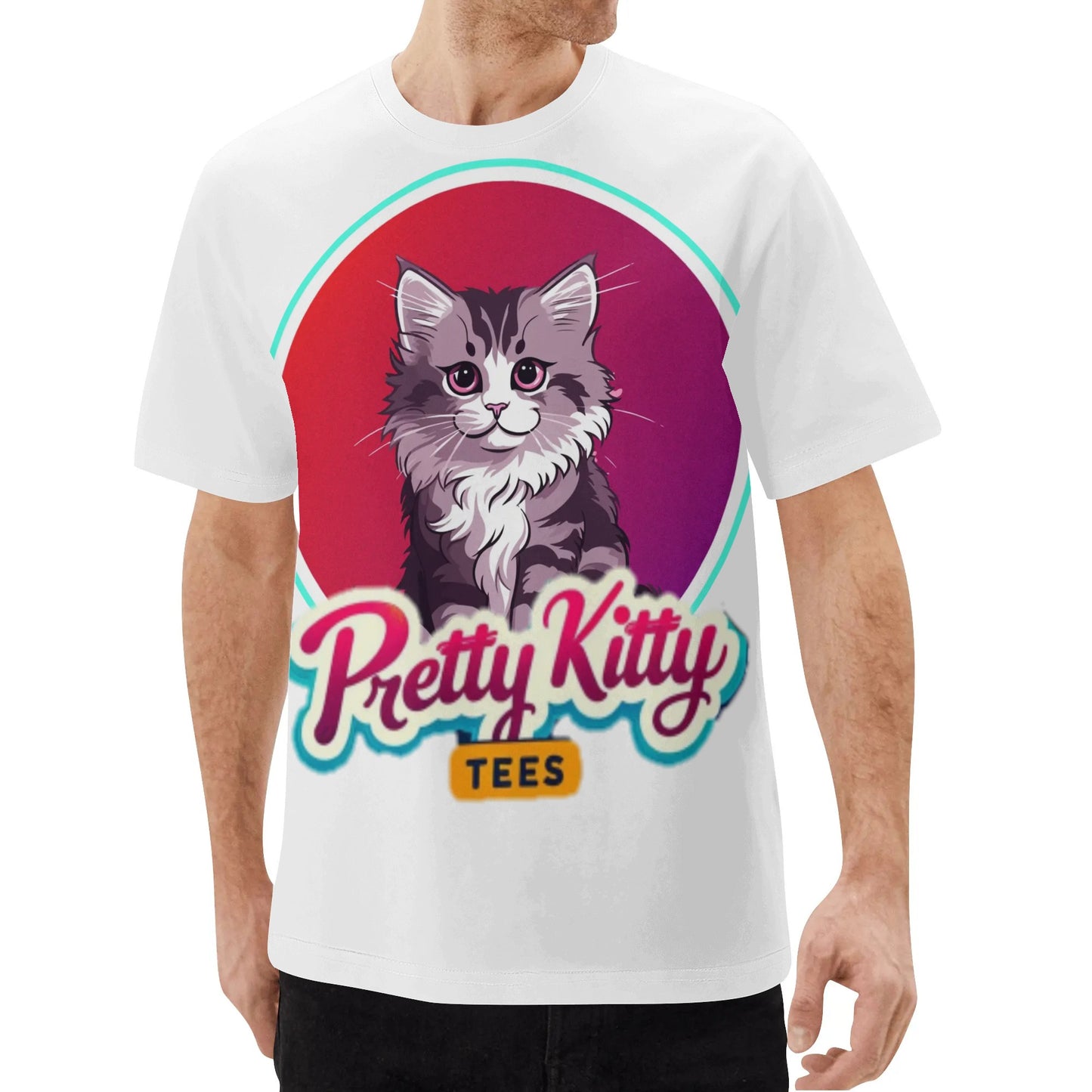 Tabby Kitten Pretty Kitty Cotton T-Shirt