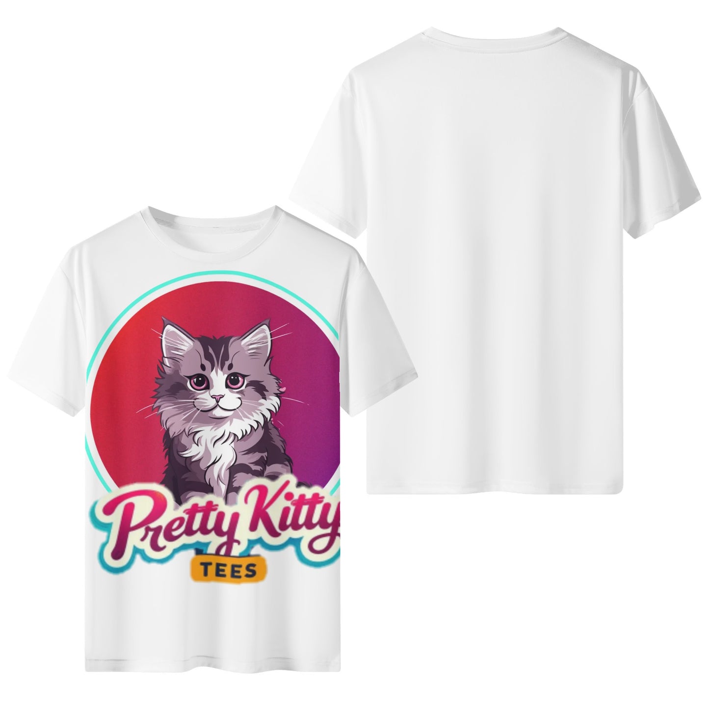 Tabby Kitten Pretty Kitty Cotton T-Shirt