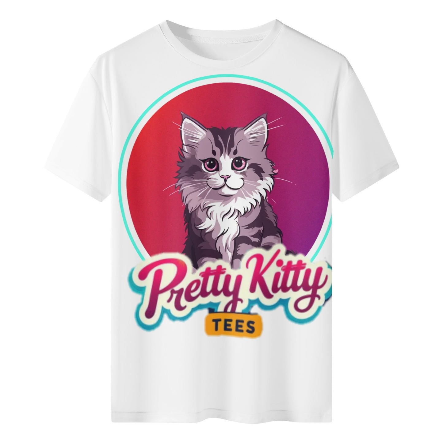 Tabby Kitten Pretty Kitty Cotton T-Shirt