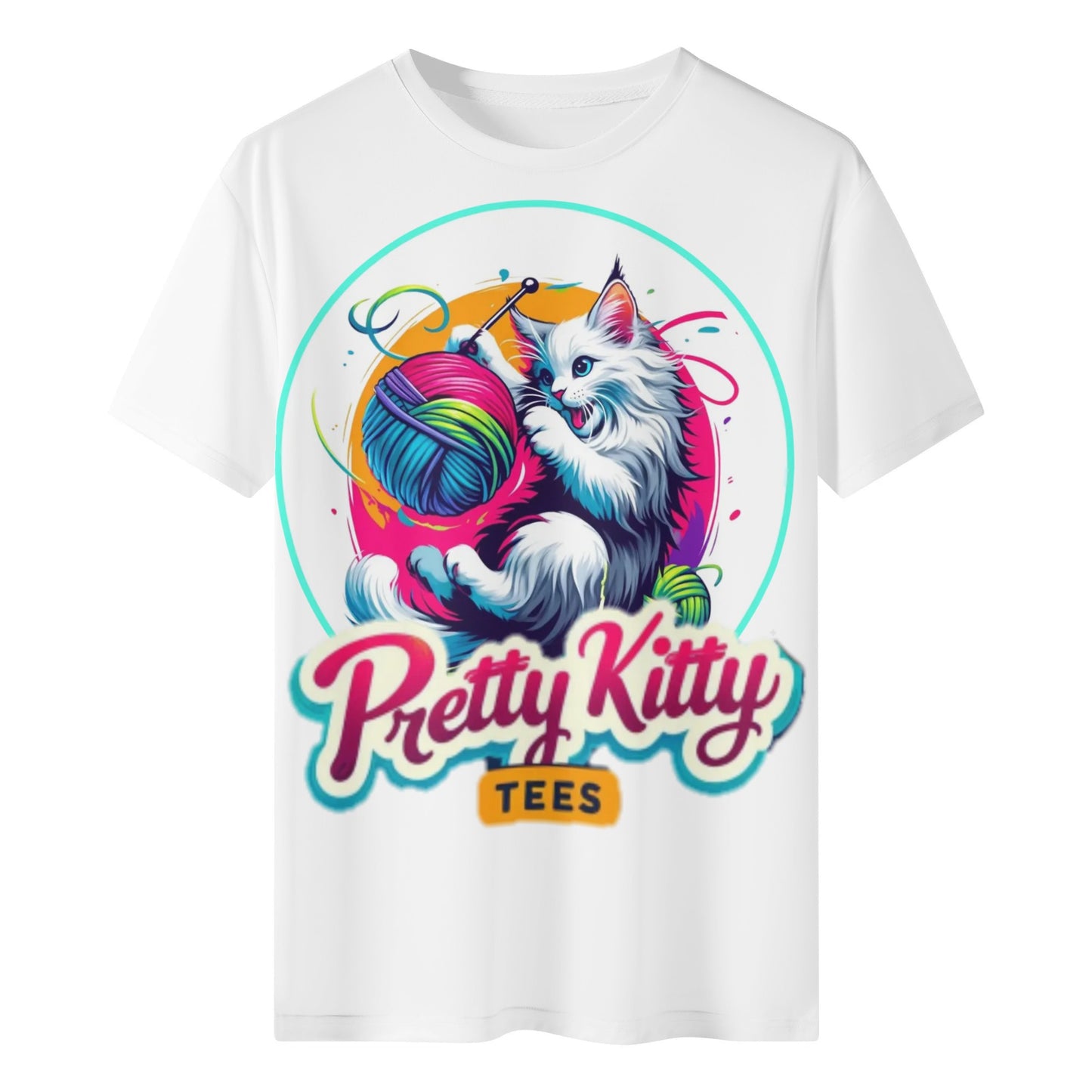 White Maine Coon Unisex Cotton T-shirt