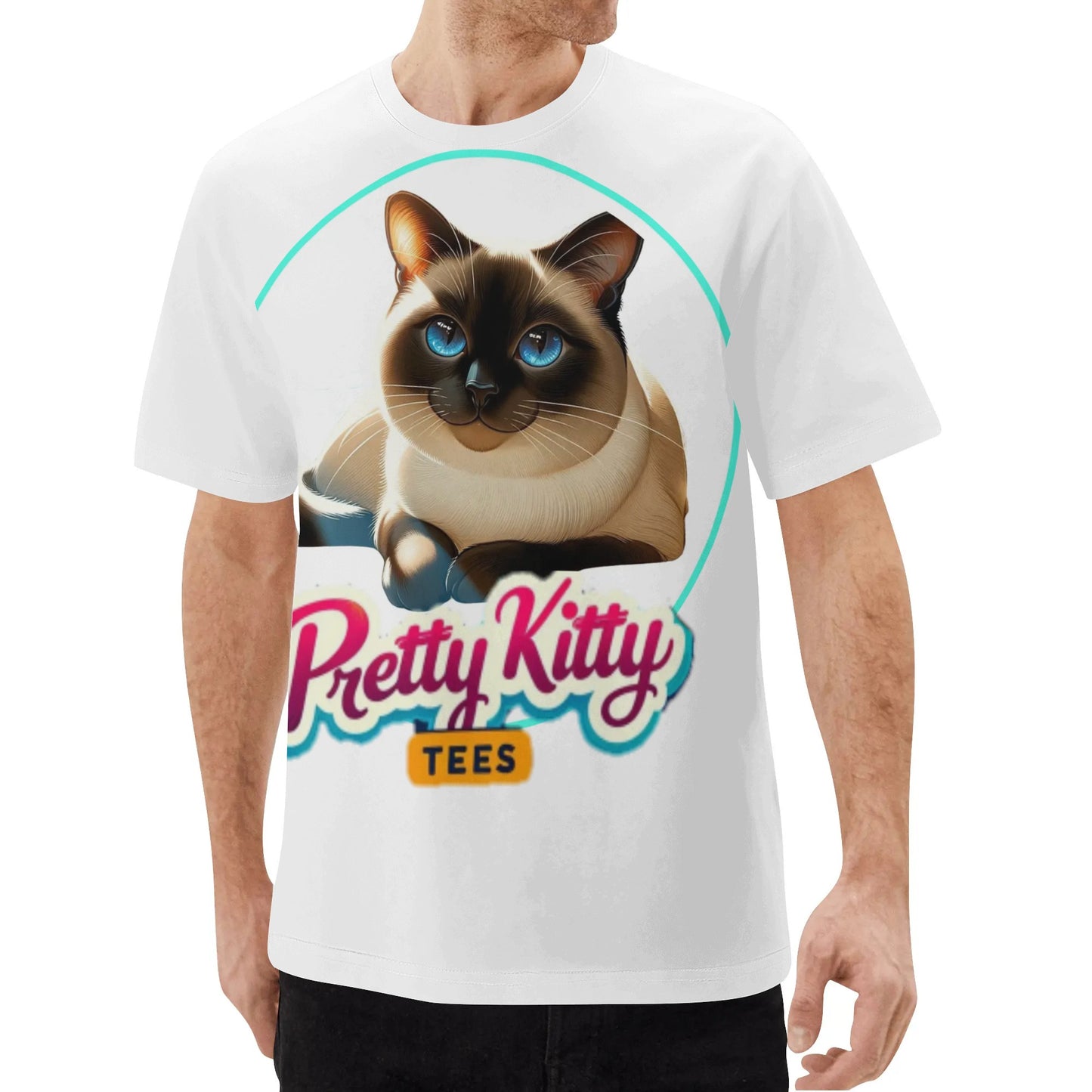 Siamese Cat Pretty Kitty Cotton T-Shirt