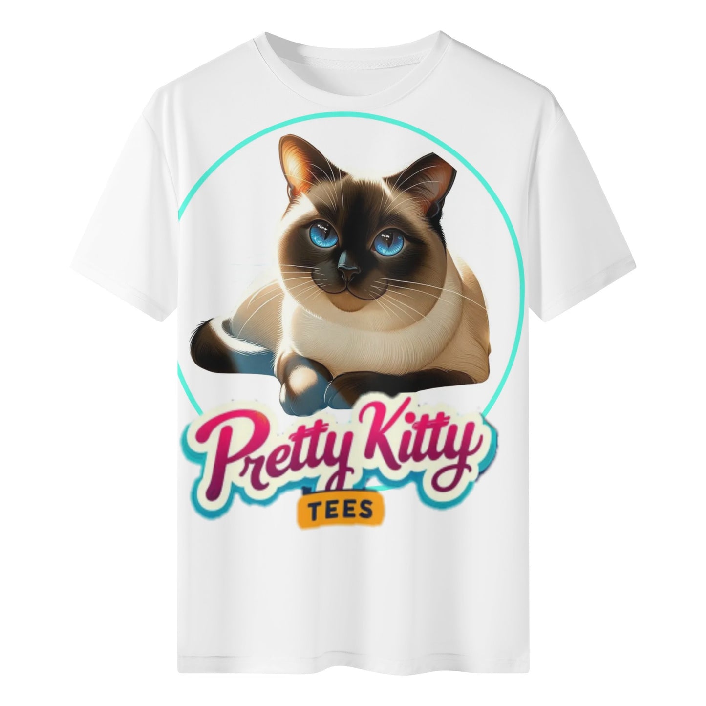 Siamese Cat Pretty Kitty Cotton T-Shirt
